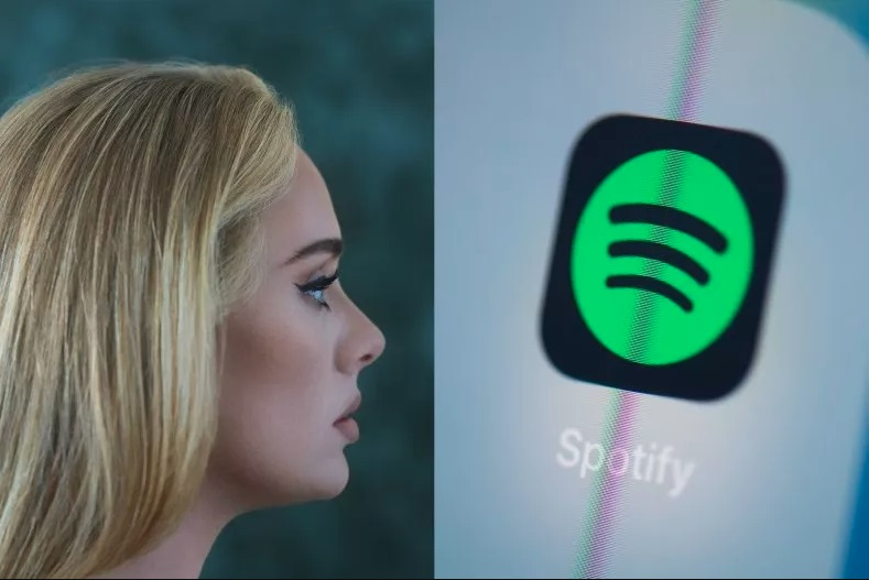 Spotify oculta botão shuffle após Adele dizer que álbuns deveriam contar uma história