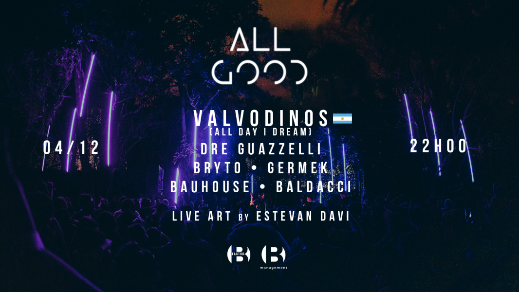 Astro argentino Valdovinos estreia no Brasil na open air All Good, que une house e natureza em SP